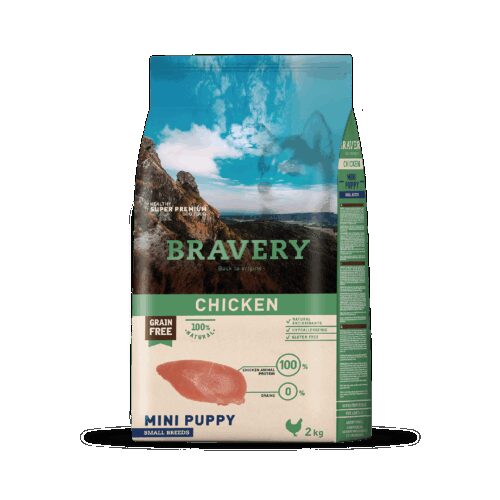 BRAVERY POLLO CACHORRO RAZA PEQUEÑA 2KG