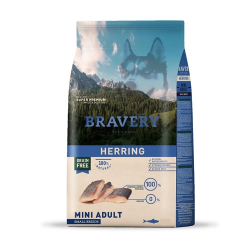 BRAVERY HERRING (ARENQUE) PERRO ADULTO RAZA PEQUEÑA 7KG