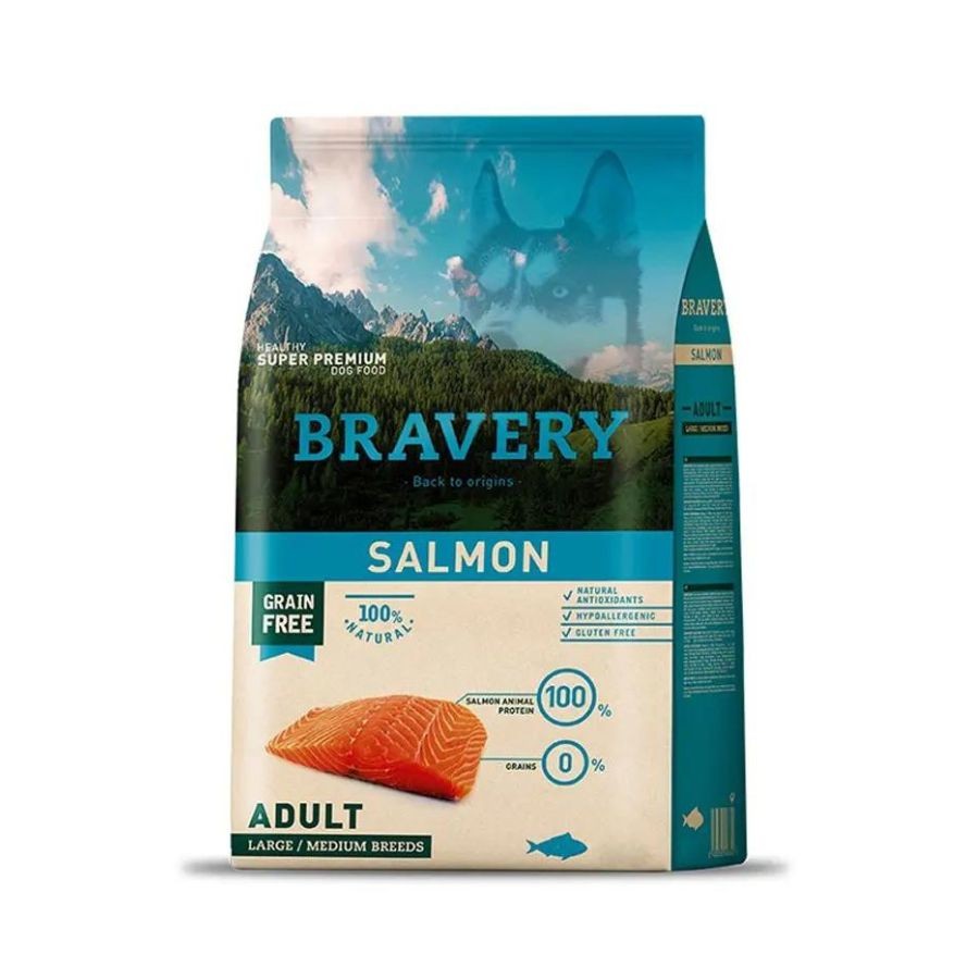 BRAVERY SALMON PERRO ADULTO 12KG