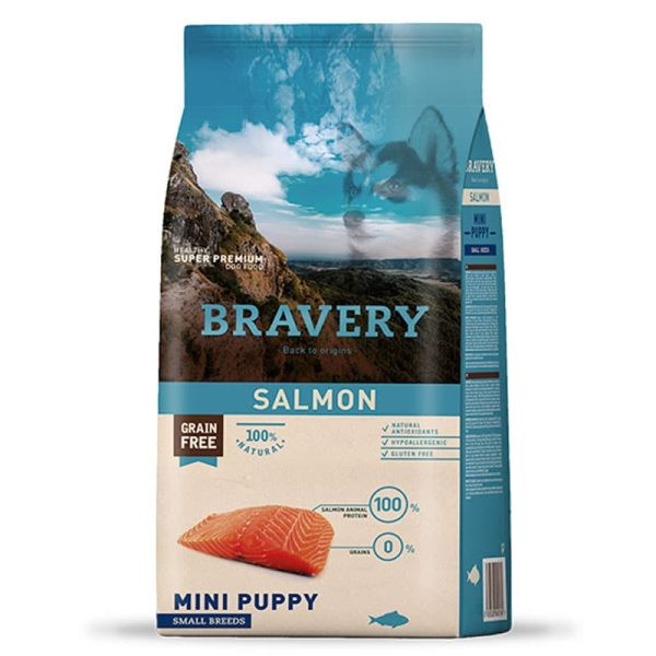 BRAVERY SALMON CACHORRO RAZA PEQUEÑA 7KG