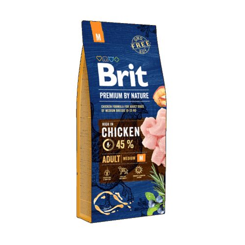 BRIT PREMIUM ADULT MEDIUM 15KG