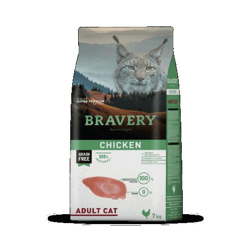 BRAVERY POLLO GATO ADULTO 7KG