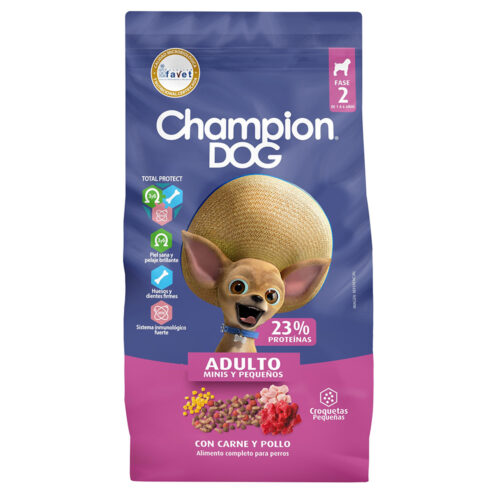 CHAMPION DOG ADULTO RAZA PEQUEÑA 18KG