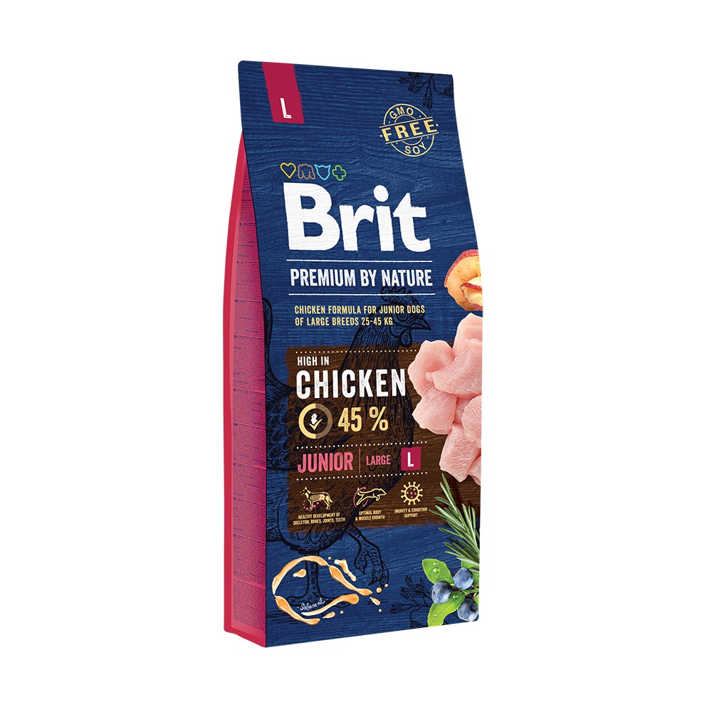 BRIT PREMIUM JUNIOR LARGE 15KG