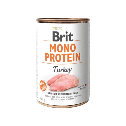 LATA BRIT MONO PROTEINA PAVO 400GR