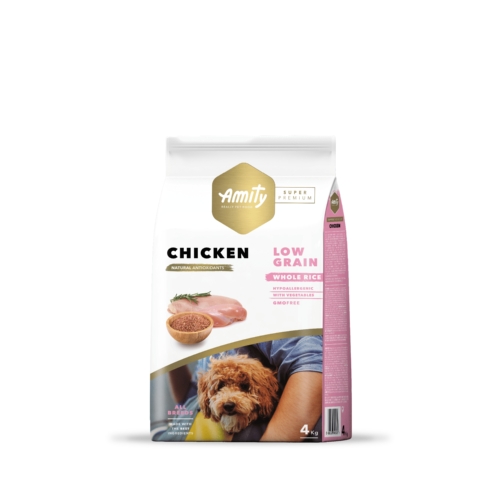 AMITY LOW GRAIN CHICKEN ADULTO 4KG