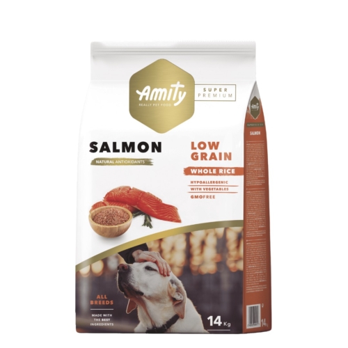AMITY LOW GRAIN SALMON ADULTO 14KG