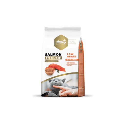 AMITY LOW GRAIN SALMON STERILIZED GATO 2KG