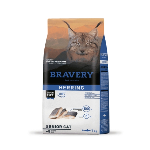 BRAVERY HERRING (ARENQUE) GATO SENIOR 7KG