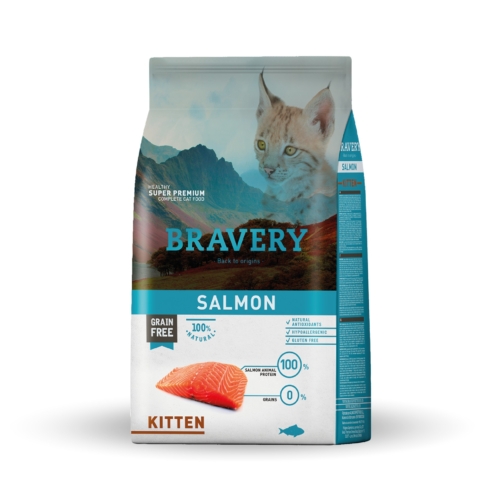 BRAVERY SALMON KITTEN/GATITO 2KG