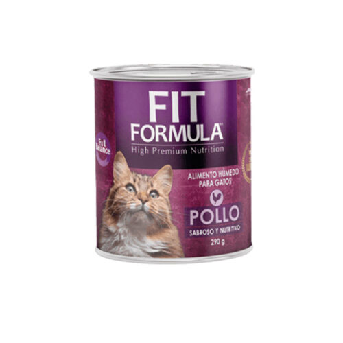 LATA FIT FORMULA GATO POLLO 290 GR