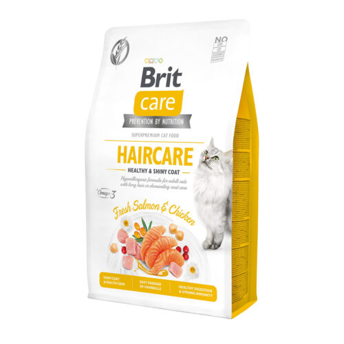 BRIT CARE CAT HAIRCARE HEALTHY & SHINY COAT 2KG