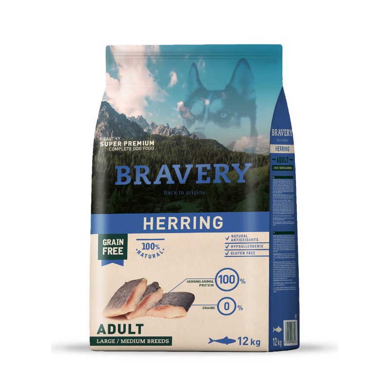 BRAVERY HERRING (ARENQUE) ADULTO 12KG