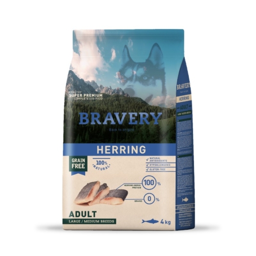 BRAVERY HERRING (ARENQUE) ADULTO 4KG