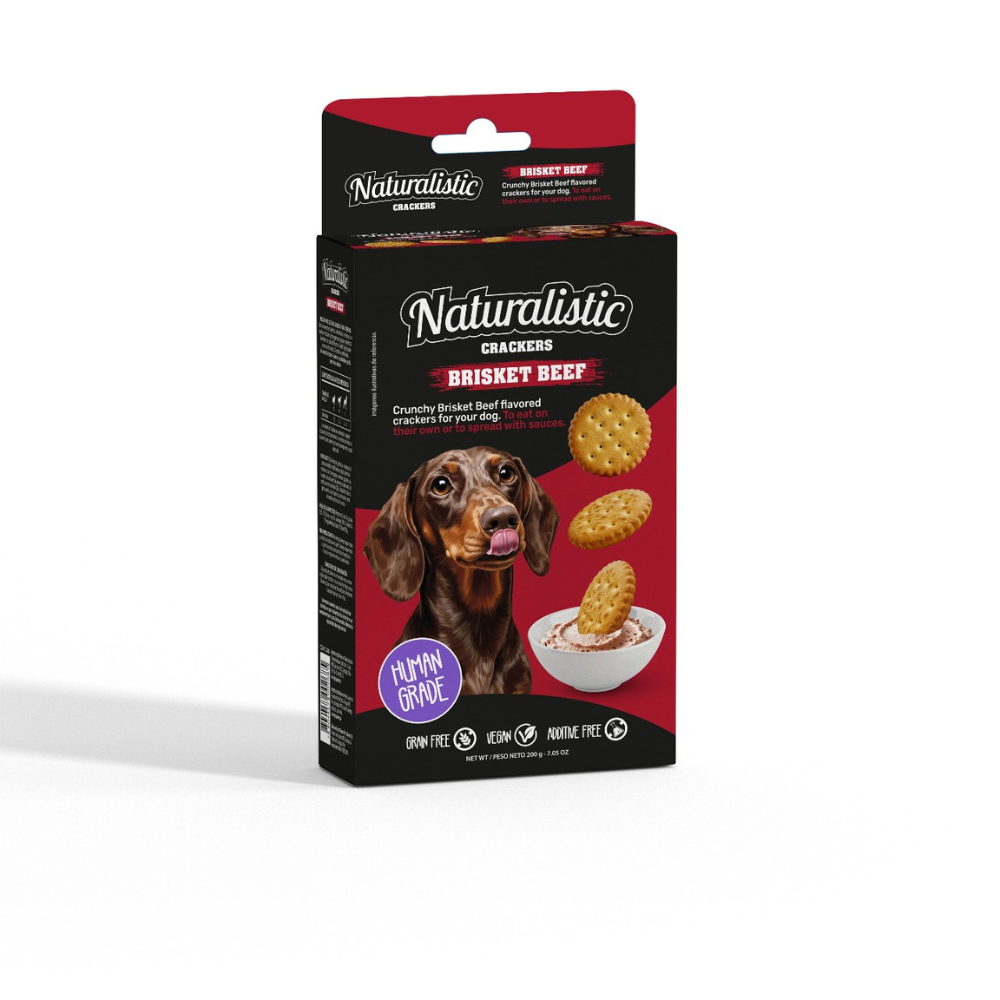 GALLETAS NATURALISTIC BRISKET BEEF 200GR - Imagen 3