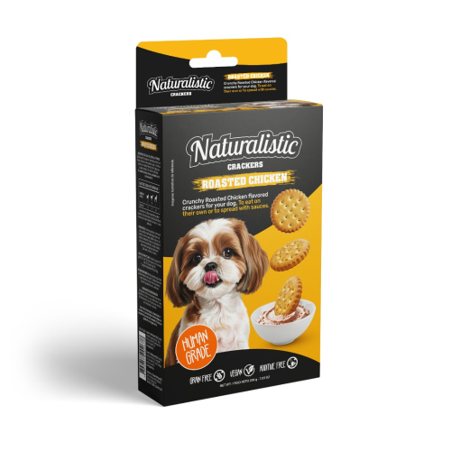 GALLETAS NATURALISTIC ROASTED CHICKEN 200GR
