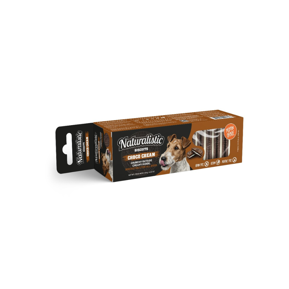GALLETAS NATURALISTIC CHOCO CREAM 120GR - Imagen 2