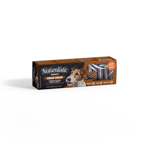 GALLETAS NATURALISTIC CHOCO CREAM 120GR