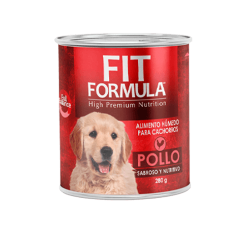 LATA FIT FORMULA CACHORRO POLLO 280GR