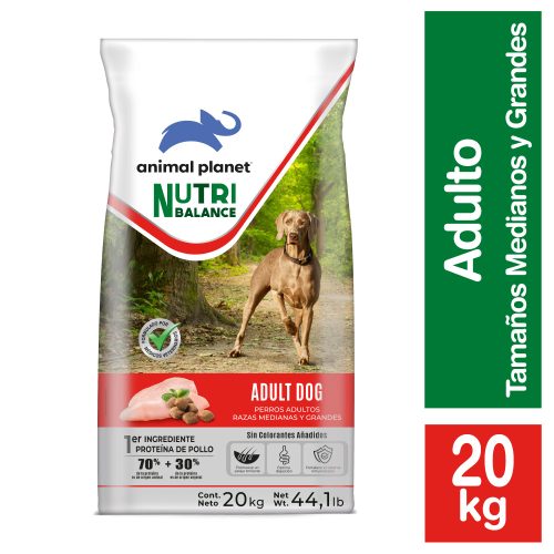 ANIMAL PLANET NUTRI BALANCE PERRO ADULTO 20KG