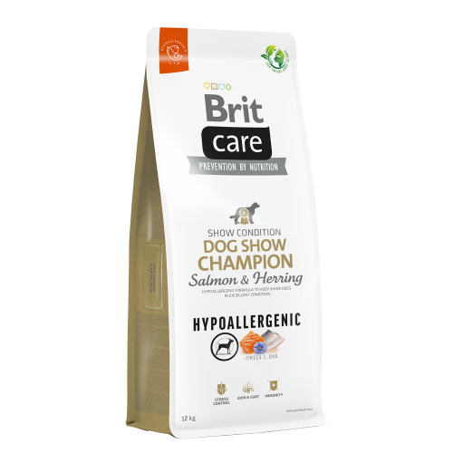 BRIT CARE DOG SHOW CHAMPION SALMON & HERRING HYPOALLERGENIC 12KG