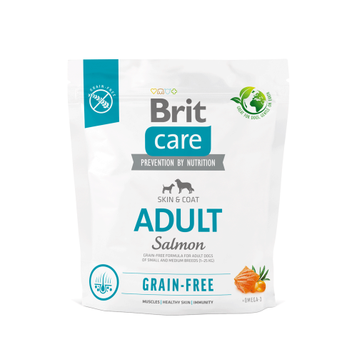 BRIT CARE GF ADULT SALMON 1KG