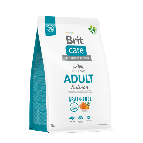 BRIT CARE GF ADULT SALMON 3KG