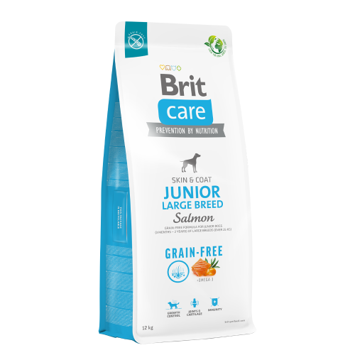 BRIT CARE GF JUNIOR LARGE BREED SALMON 12KG