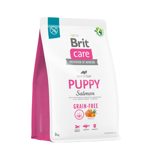 BRIT CARE GF PUPPY SALMON 3KG