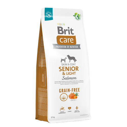 BRIT CARE GF SENIOR & LIGHT SALMON 12KG