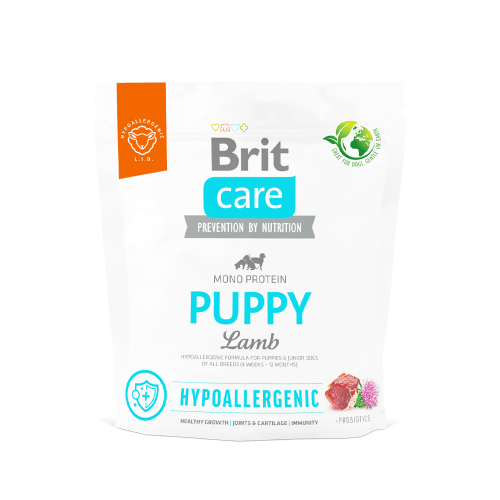 BRIT CARE PUPPY LAMB HYPOALLERGENIC 1KG