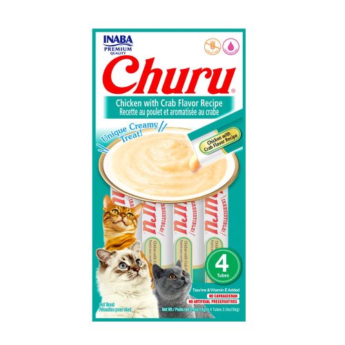 CHURU GATO POLLO Y CANGREJO 56GR