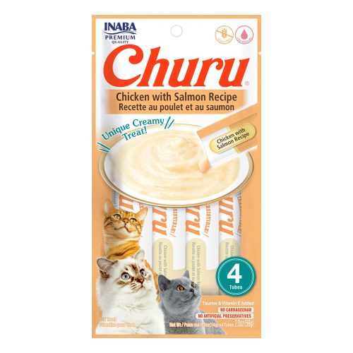 CHURU GATO POLLO Y SALMON 56GR