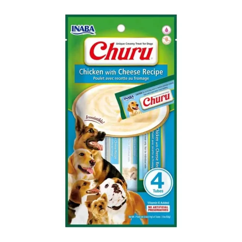 CHURU PERRO POLLO Y QUESO 56GR
