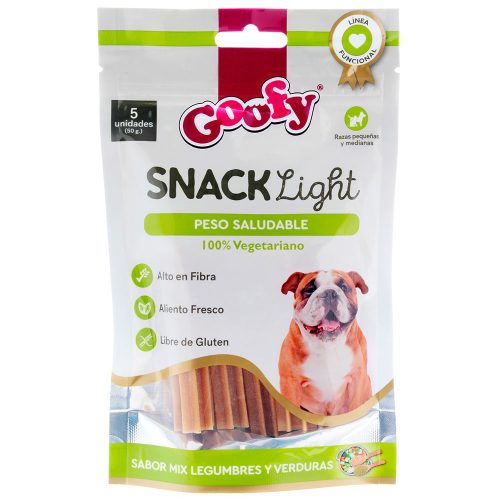 GOOFY SNACK LIGHT VEGETARIANO 50GR