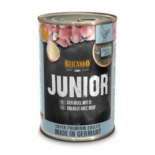 LATA BELCANDO JUNIOR AVE CON HUEVOS 400GR