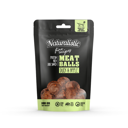 NATURALISTIC ALBONDIGAS DE PATO Y MANZANA 100GR