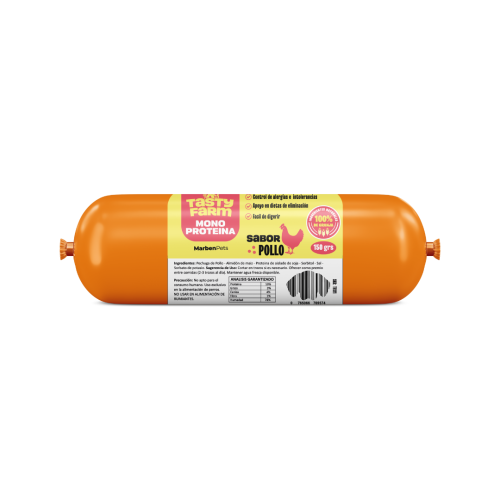 TASTY FARM SALCHICHA DE POLLO MONOPROTEICA 150GR