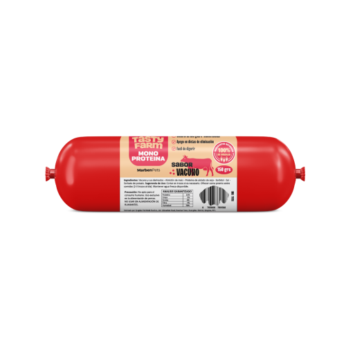 TASTY FARM SALCHICHA DE VACUNO MONOPROTEICA 150GR