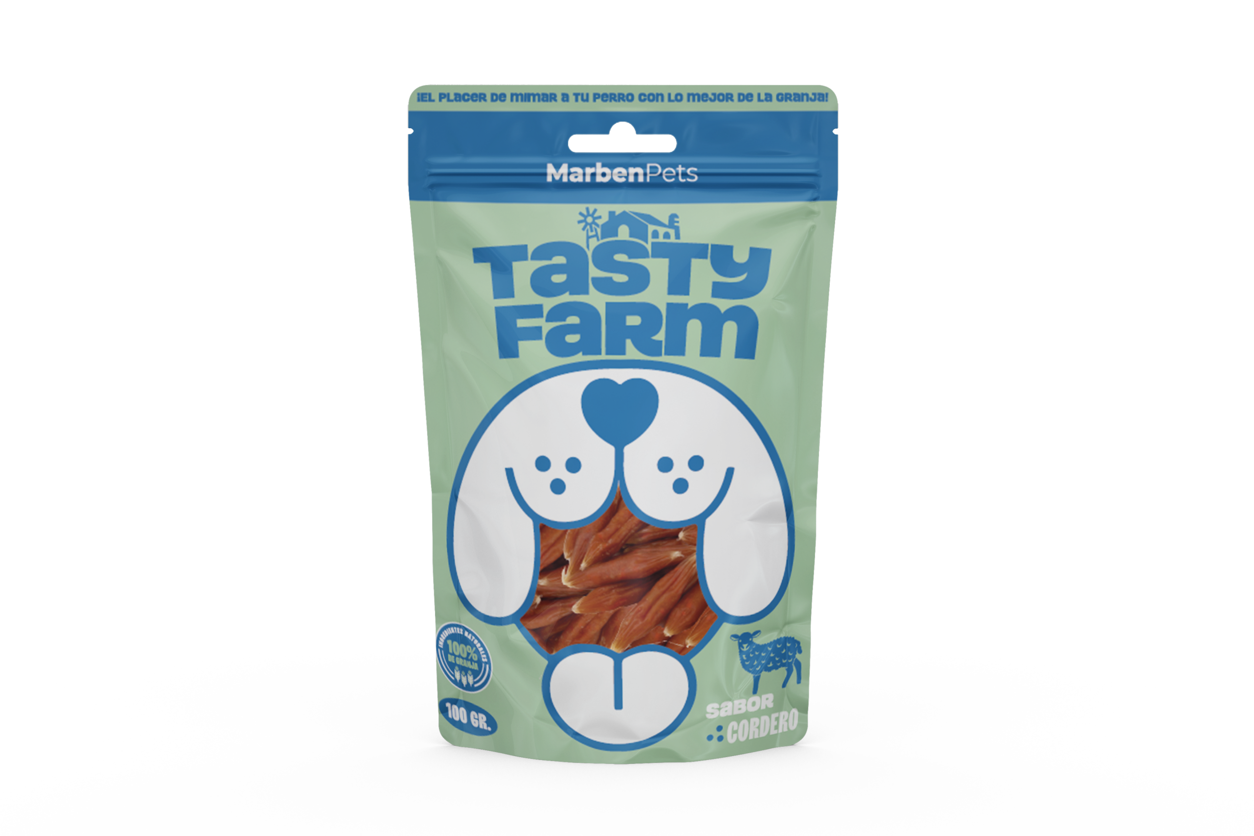 TASTY FARM SALCHICHAS DE CORDERO 100GR