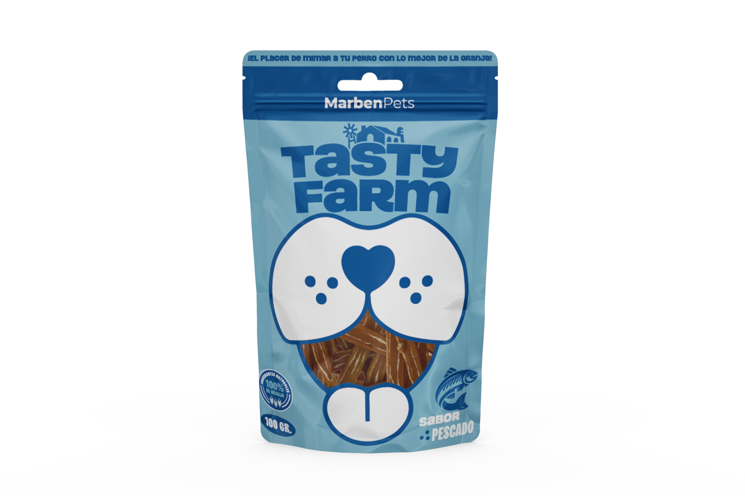 TASTY FARM TIRITAS DE SALMON 100GR