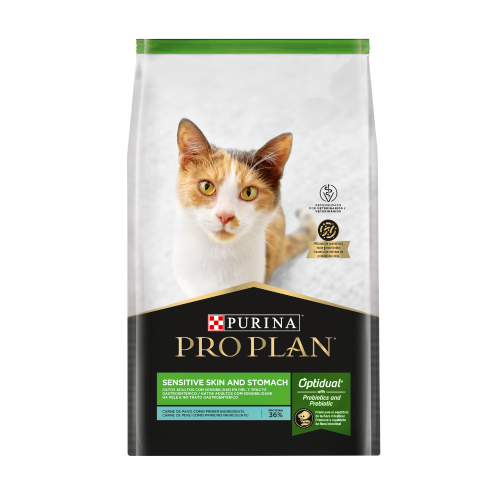 PRO PLAN GATO SENSITIVE SKIN AND STOMACH 3KG