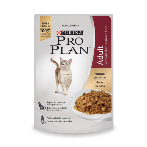 SOBRE PRO PLAN GATO ADULTO POLLO EN SALSA 85GR