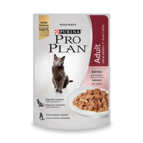 SOBRE PRO PLAN GATO ADULTO SALMON EN SALSA 85GR