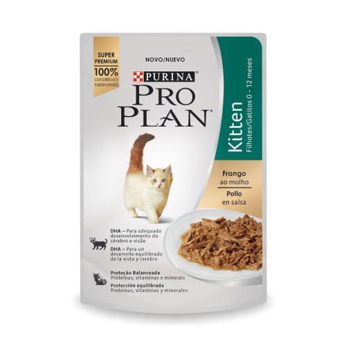 SOBRE PRO PLAN KITTEN POLLO EN SALSA 85GR
